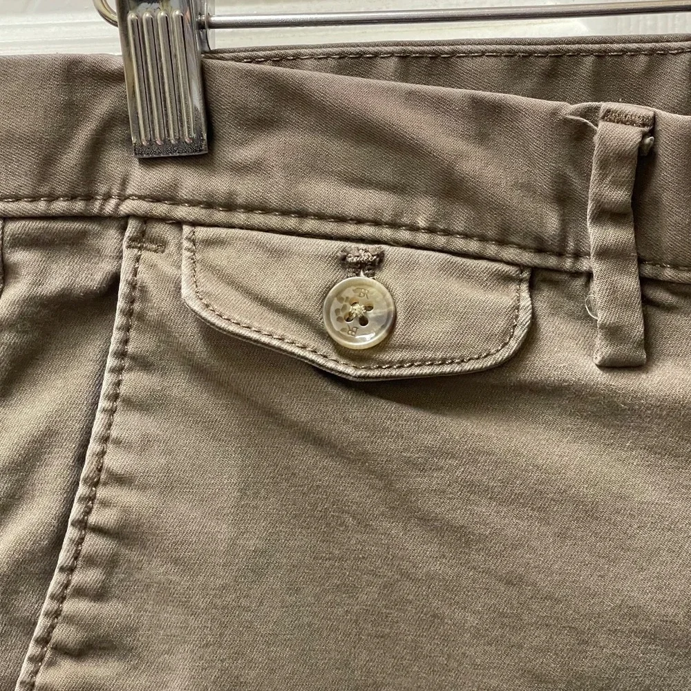 Banana‎ Republic Men's Sz 30 Brown Distressed Chino Shorts Preppy Casual